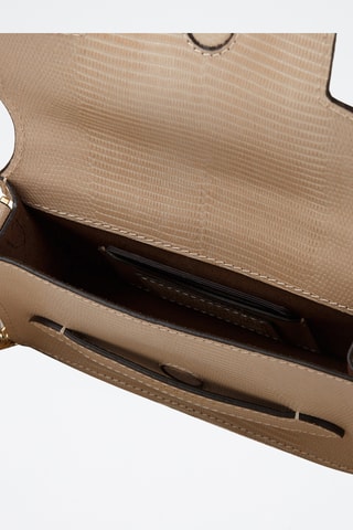 Borsa a spalla in pelle - Beige