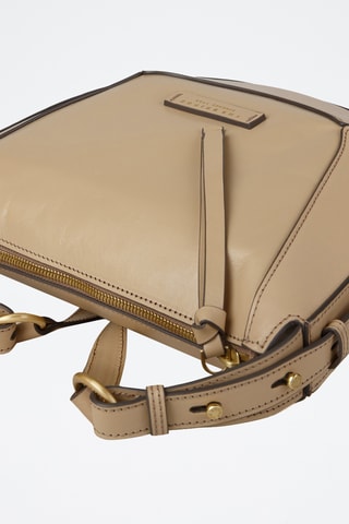 Borsa a tracolla in pelle - Beige