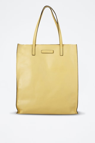 Shopping bag in pelle - Giallo