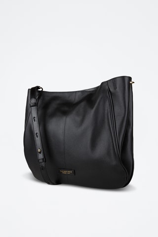 Borsa a tracolla in pelle - Nero