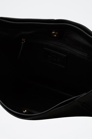 Borsa a tracolla in pelle - Nero