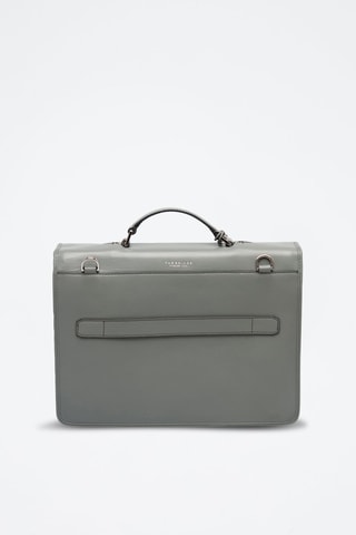 Cartella in pelle Montecristo - Grigio