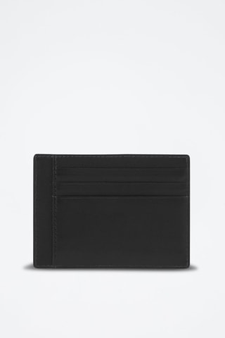 Portacarte in pelle - Nero