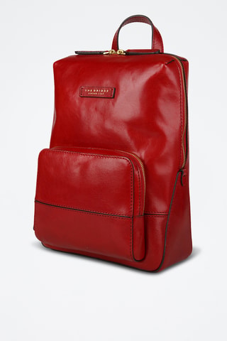 Zaino in pelle - Rosso