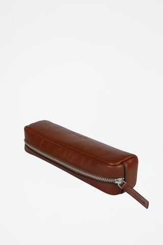 Trousse in pelle - Marrone