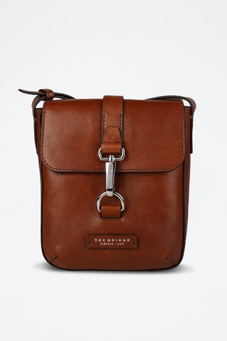 Borsa a tracolla in pelle - Marrone