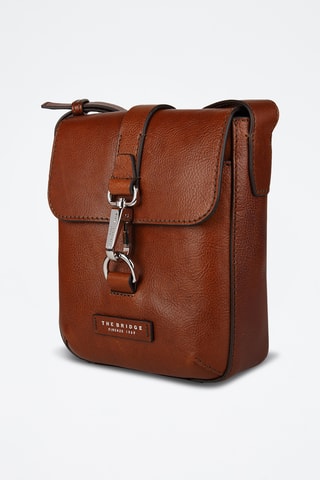 Borsa a tracolla in pelle - Marrone