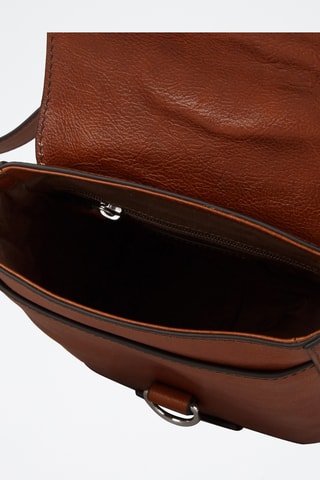 Borsa a tracolla in pelle - Marrone