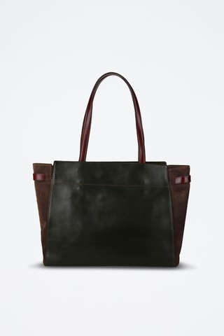 Shopping bag in pelle - Marrone