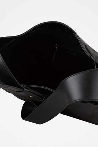 Borsa a spalla in pelle - Nero
