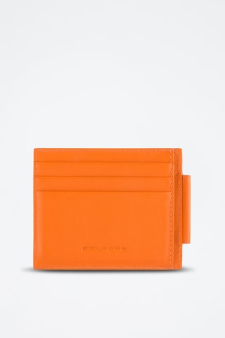 Portamonete in pelle - Arancione