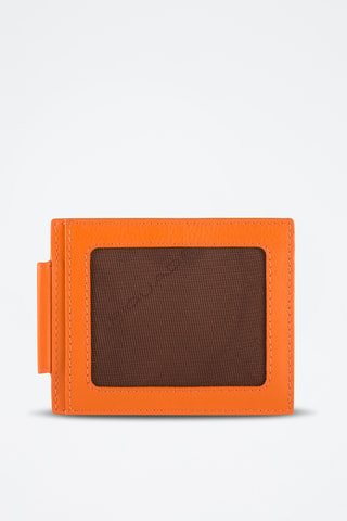 Portamonete in pelle - Arancione