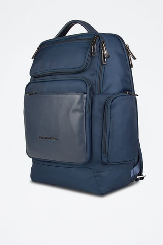 Zaino in pelle - Blu