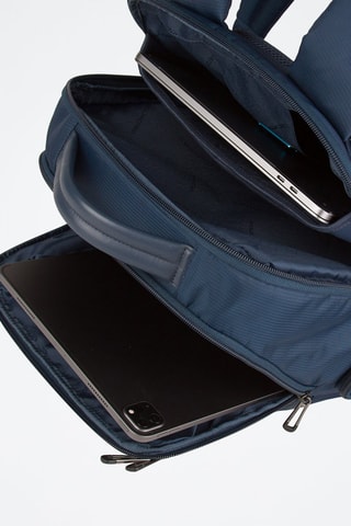 Zaino in pelle - Blu