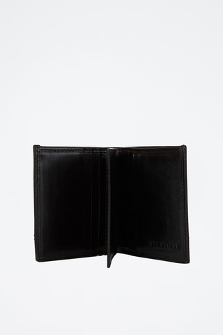 Portacarte in pelle - Nero