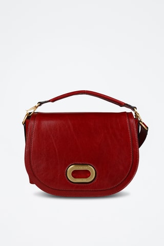 Borsa a spalla in pelle - Rosso