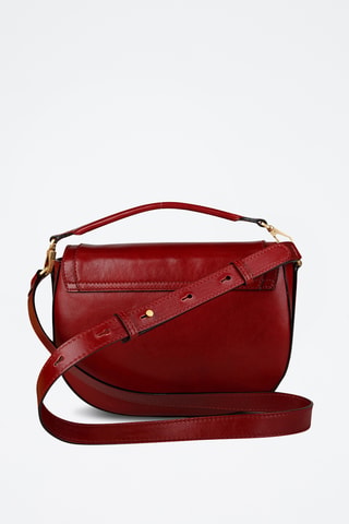 Borsa a spalla in pelle - Rosso