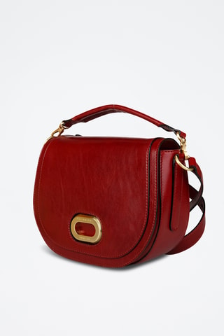 Borsa a spalla in pelle - Rosso