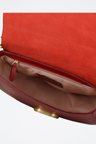 Borsa a spalla in pelle - Rosso