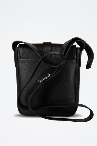 Borsa a tracolla in pelle - Nero