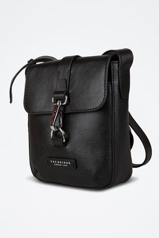 Borsa a tracolla in pelle - Nero