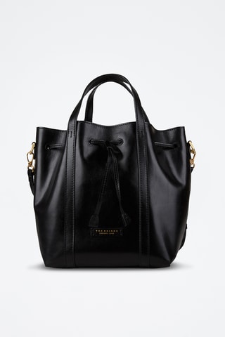 Shopping bag in pelle - Nero