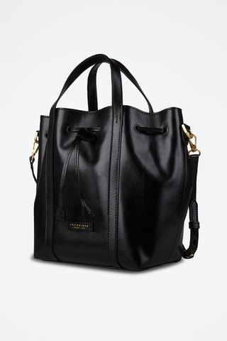 Shopping bag in pelle - Nero