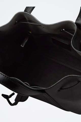Shopping bag in pelle - Nero