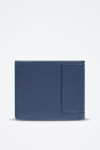 Portacarte in pelle - Blu