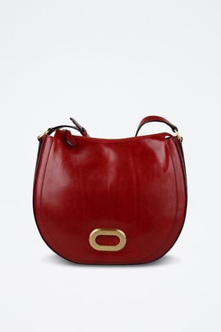 Borsa a tracolla in pelle - Rosso