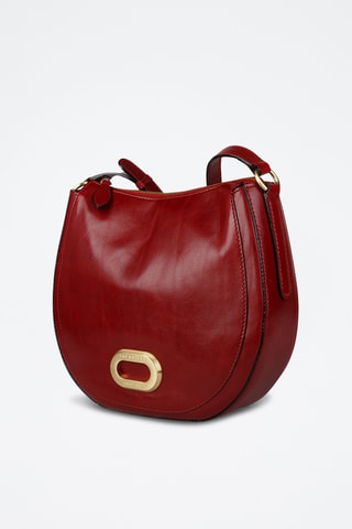 Borsa a tracolla in pelle - Rosso