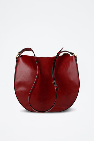 Borsa a tracolla in pelle - Rosso