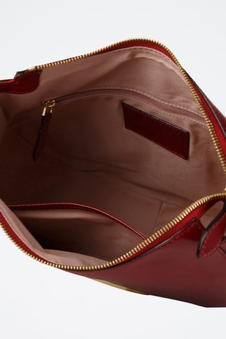 Borsa a tracolla in pelle - Rosso