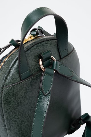 Zaino in pelle Domitilla - Verde
