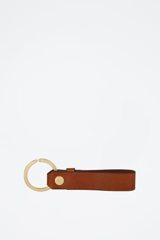 Portachiavi in pelle - Marrone