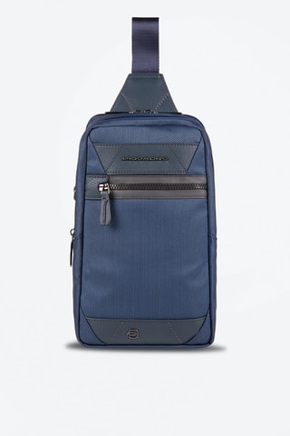 Monospalla in pelle Blu - Blu
