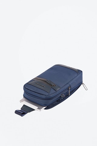Monospalla in pelle Blu - Blu