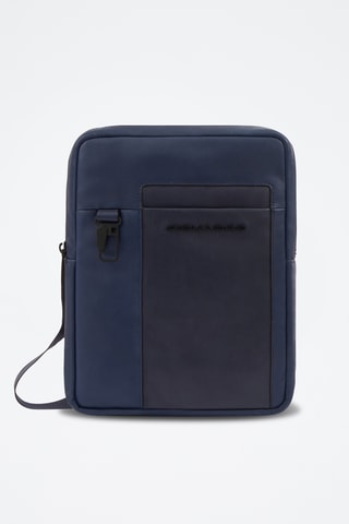 Borsa a tracolla in pelle - Blu
