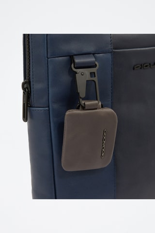 Borsa a tracolla in pelle - Blu