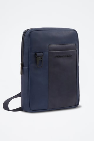 Borsa a tracolla in pelle - Blu