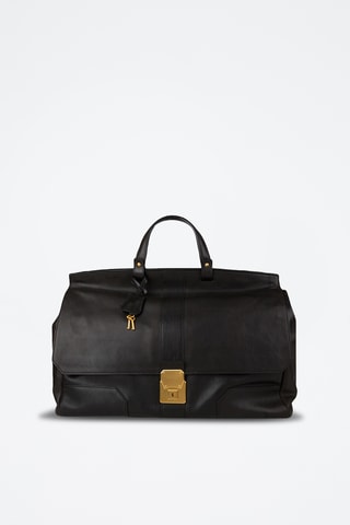 Borsa a mano in pelle - Nero