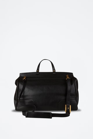 Borsa a mano in pelle - Nero