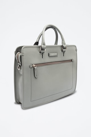 Cartella in pelle - Grigio