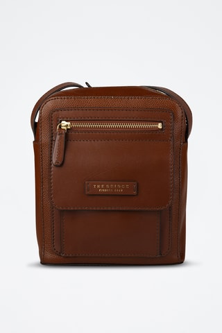Borsa a tracolla in pelle - Marrone