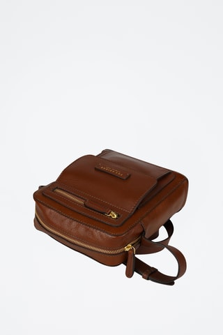 Borsa a tracolla in pelle - Marrone