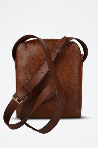 Borsa a tracolla in pelle - Marrone