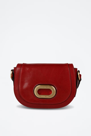 Borsa a spalla in pelle - Rosso