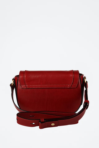 Borsa a spalla in pelle - Rosso
