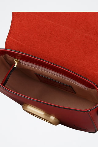 Borsa a spalla in pelle - Rosso