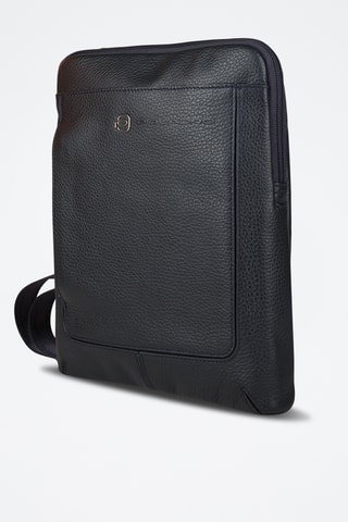 Borsa a tracolla in pelle - Blu